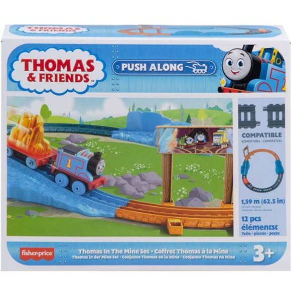 Thomas & Friends Push Along Thomas In The Mine Set Fisherprice Children's train - Picture 1 of 6